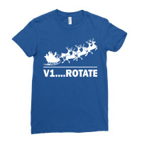 Thats How Santa Takes Off Gift Ladies Fitted T-shirt | Artistshot