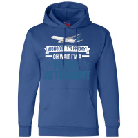 Flight Attendant Gift Stewardess Nostalgia Champion Hoodie | Artistshot