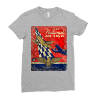 National Air Race 80s Ladies Fitted T-shirt | Artistshot