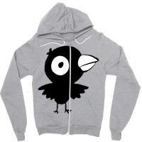 Raven Quote Zipper Hoodie | Artistshot