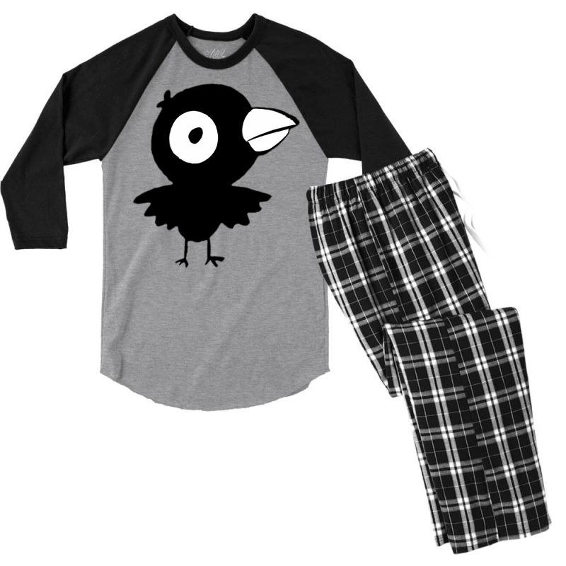 Raven Quote Men's 3/4 Sleeve Pajama Set | Artistshot