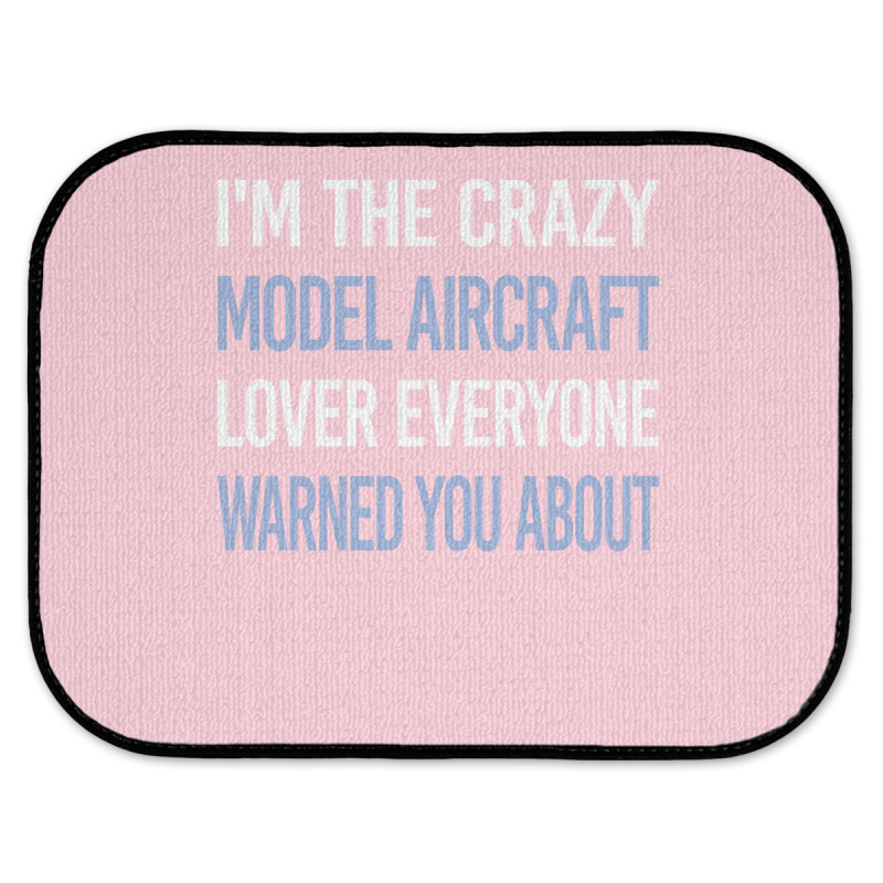 Funny Crazy Lover Model Aircraft 80s Rear Car Mat | Artistshot