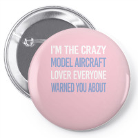 Funny Crazy Lover Model Aircraft 80s Pin-back Button | Artistshot