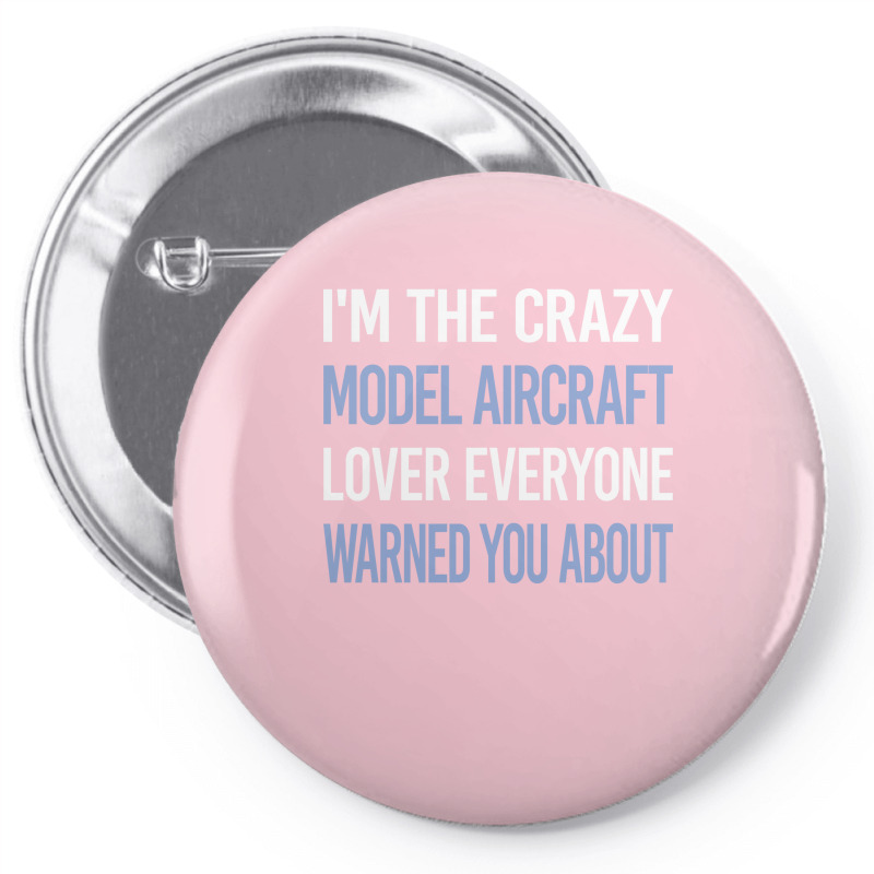 Funny Crazy Lover Model Aircraft 80s Pin-back Button | Artistshot