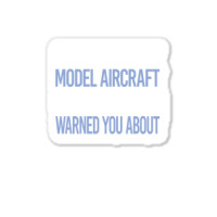 Funny Crazy Lover Model Aircraft 80s Sticker | Artistshot