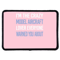 Funny Crazy Lover Model Aircraft 80s Rectangle Patch | Artistshot