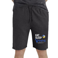 Eat Sleep Volleyball Aesthetic Vintage Short | Artistshot