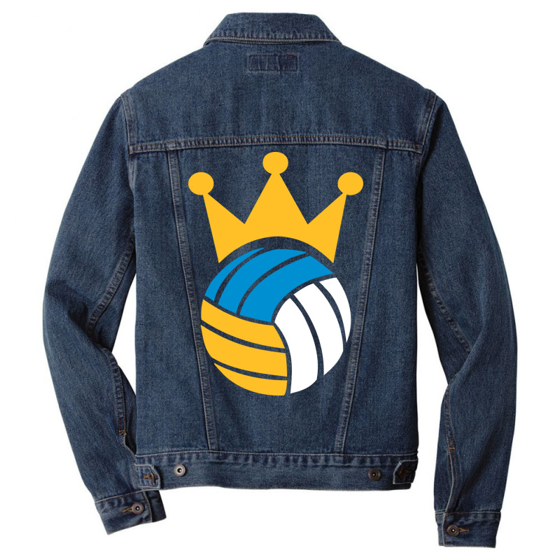 Beach Volleyball Crown Travel Men Denim Jacket by rolinghsgagv | Artistshot