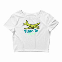 Time To Travel Summer Crop Top | Artistshot