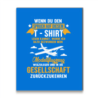 Model Airplane Shirt 80s Metal Print Vertical | Artistshot