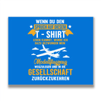 Model Airplane Shirt 80s Metal Print Horizontal | Artistshot