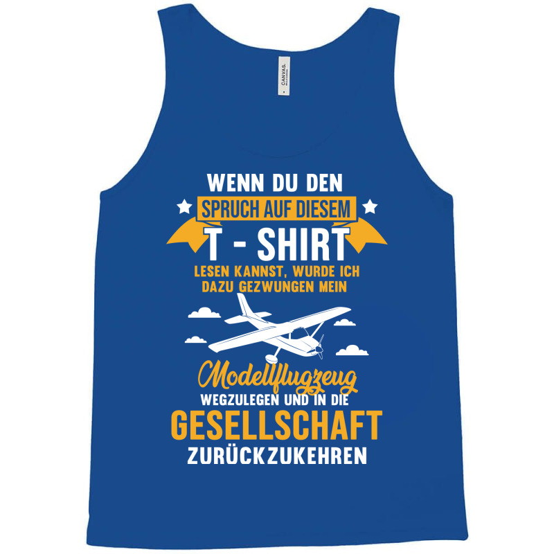 Model Airplane Shirt 80s Tank Top | Artistshot