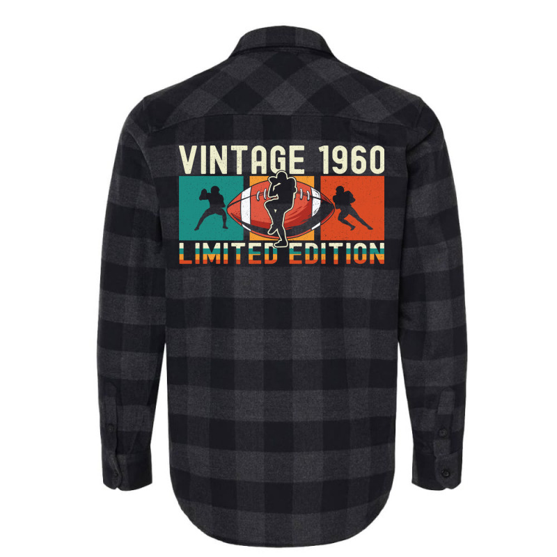 Footballs Birthday Limited Edition Vintage 1960 Su Flannel Shirt by dlamadjokict | Artistshot