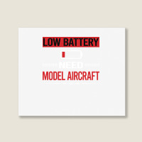 Low Battery Model Aircraft Aesthetic Landscape Canvas Print | Artistshot