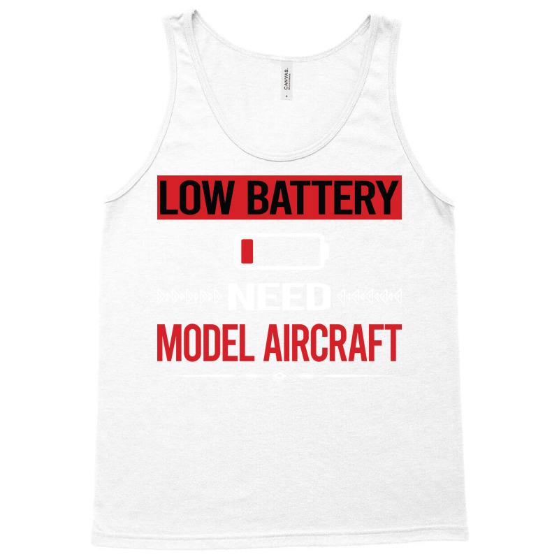 Low Battery Model Aircraft Aesthetic Tank Top | Artistshot