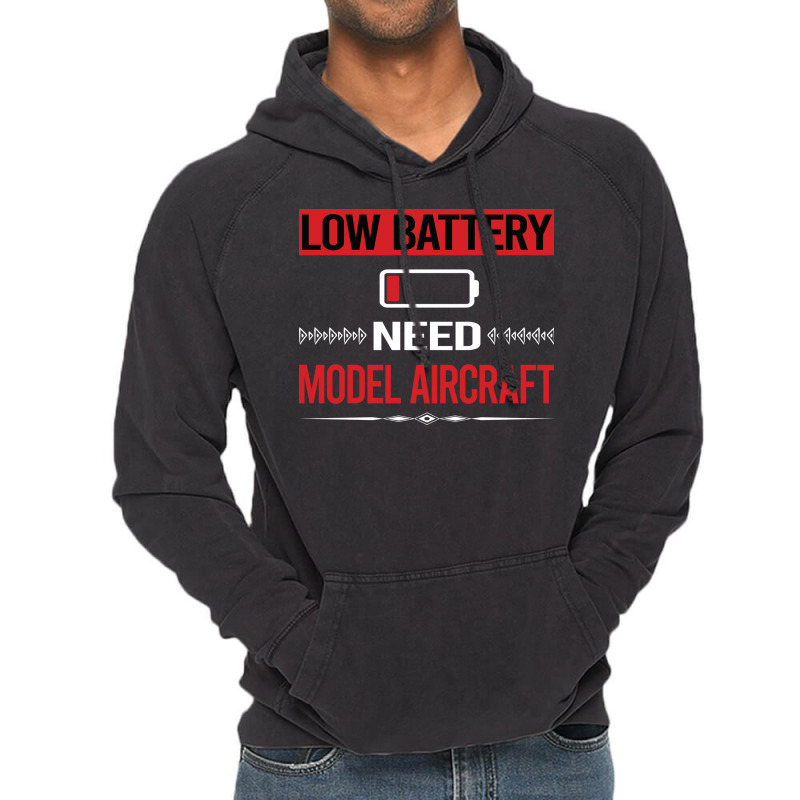 Low Battery Model Aircraft Aesthetic Vintage Hoodie | Artistshot