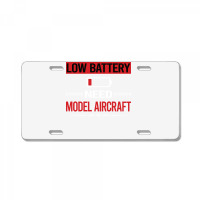 Low Battery Model Aircraft Aesthetic License Plate | Artistshot