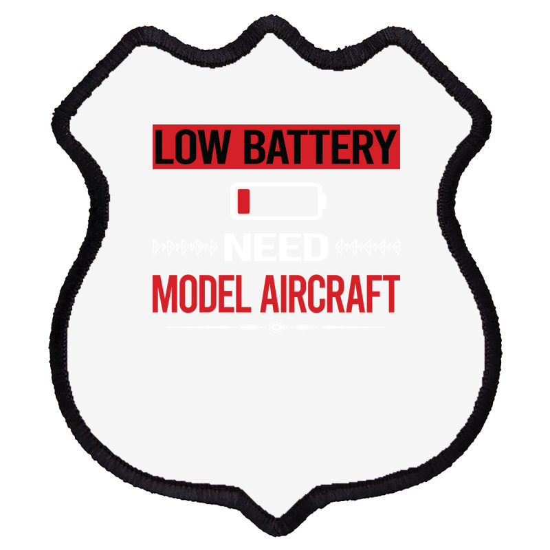 Low Battery Model Aircraft Aesthetic Shield Patch | Artistshot