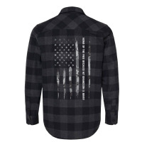 Home Of The Free Because My Grandson Is Brave Blue Flannel Shirt | Artistshot