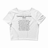 Dominican American Mom Definition Dominican Americ Crop Top | Artistshot