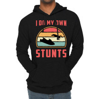 Jet Ski I Do My Own Stunts Jet Skiing Water Jetski Lightweight Hoodie | Artistshot