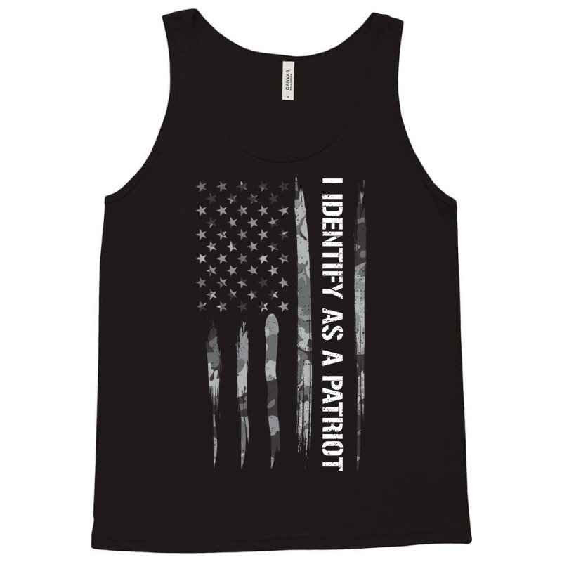 I Identify As A Patriot Hippie Tank Top | Artistshot