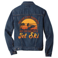 Jet Ski Rider You Cant Buy Happiness Jet Skiing Re Men Denim Jacket | Artistshot