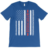 Intercrosse American Flag 4th Of July Girl T-shirt | Artistshot