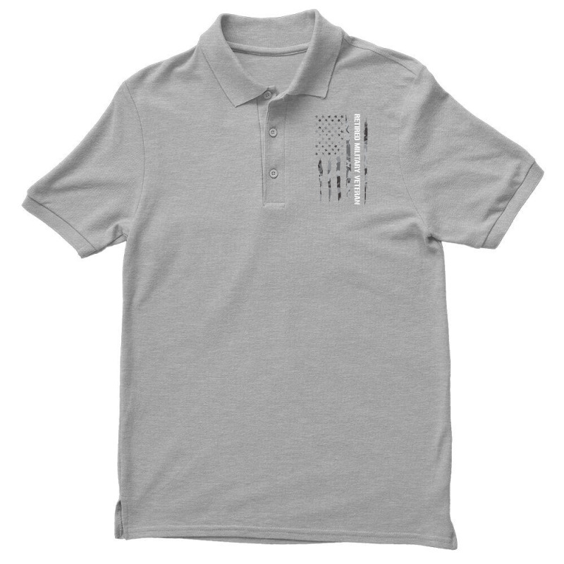 Retired Military Veteran Love Men's Polo Shirt | Artistshot