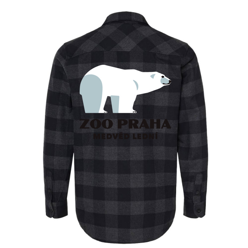 White Bearzoo Praha Retro Flannel Shirt | Artistshot