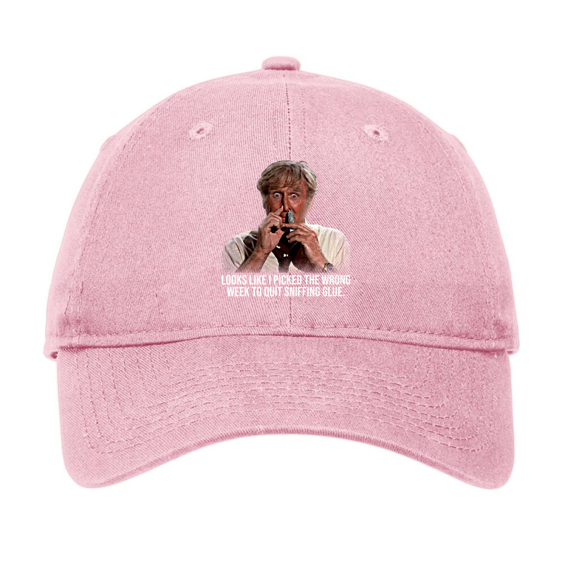 Wrong Week To Stop Sniffing Glue Aesthetic Adjustable Cap | Artistshot