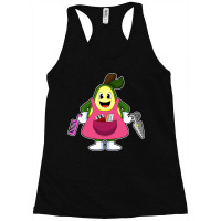 Avocado As Hairdresser With Scissors Comb (1) (1) Racerback Tank | Artistshot