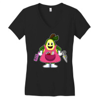 Avocado As Hairdresser With Scissors Comb (1) (1) Women's V-neck T-shirt | Artistshot