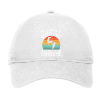 Funny Surfing Until Pandemic Over Quote Adjustable Cap | Artistshot