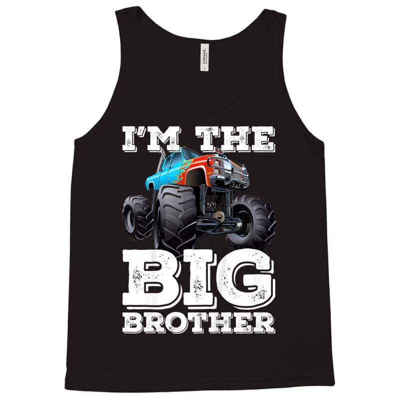 Kids I'm The Big Brother   Funny Monster Truck T S Tank Top | Artistshot