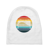 Marimba Retro Sunset   Marimba Instrument Gift Pul Baby Beanies | Artistshot