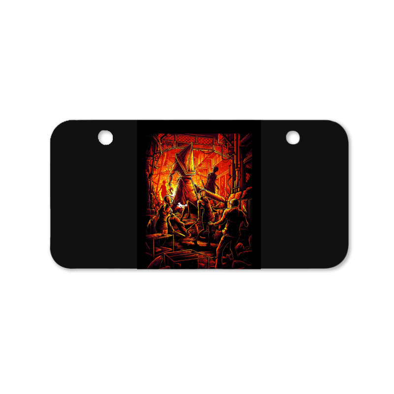 Pyramid Head 3 Bicycle License Plate | Artistshot