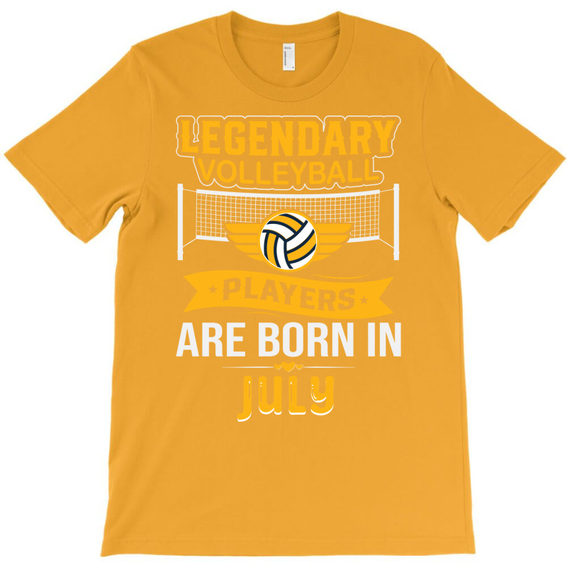 Legendary Volleyball Players Are Born In July Vint T-Shirt by tindokveh | Artistshot