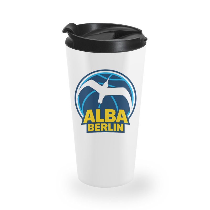 Berlin Albatrosse #ffce00 Alba Berlin, Berlin, Germany,  Bg Charlotten Travel Mug | Artistshot