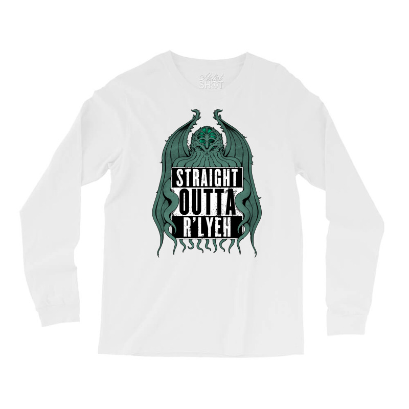 Straight Outta R'lyeh Long Sleeve Shirts by gremowakeri | Artistshot