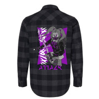 Anime Ninja Girl Design For Truly Anime Lovers Ani Flannel Shirt | Artistshot