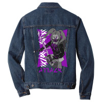 Anime Ninja Girl Design For Truly Anime Lovers Ani Men Denim Jacket | Artistshot