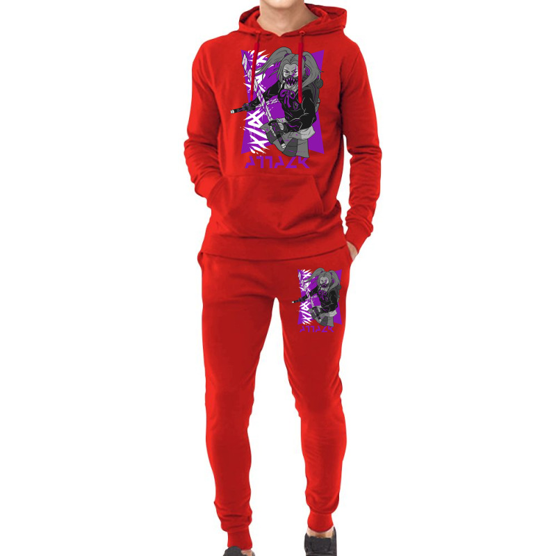 Anime Ninja Girl Design For Truly Anime Lovers Ani Hoodie & Jogger Set | Artistshot