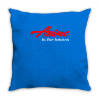 Anime Is For Losers Music Throw Pillow | Artistshot