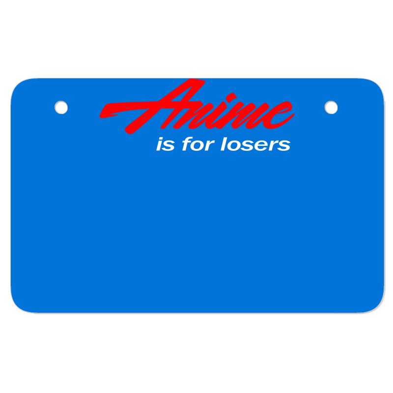 Anime Is For Losers Music Atv License Plate | Artistshot