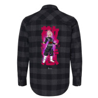 Anime Drip Goku Black Drips Love Flannel Shirt | Artistshot