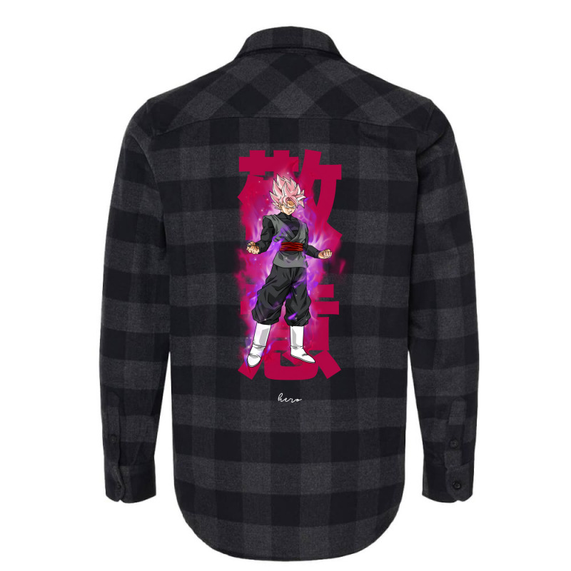 Anime Drip Goku Black Drips Love Flannel Shirt by elyzagetteb | Artistshot