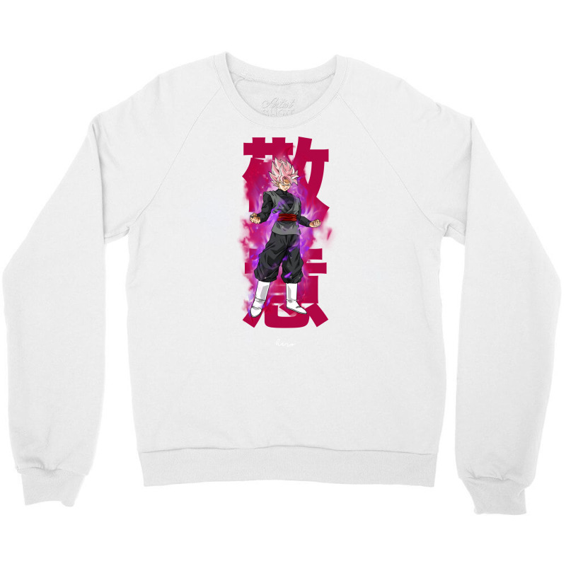 Anime Drip Goku Black Drips Love Crewneck Sweatshirt by elyzagetteb | Artistshot