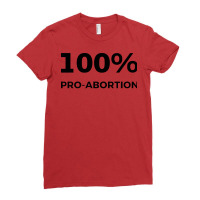 100 Proabortion Vintage Ladies Fitted T-shirt | Artistshot