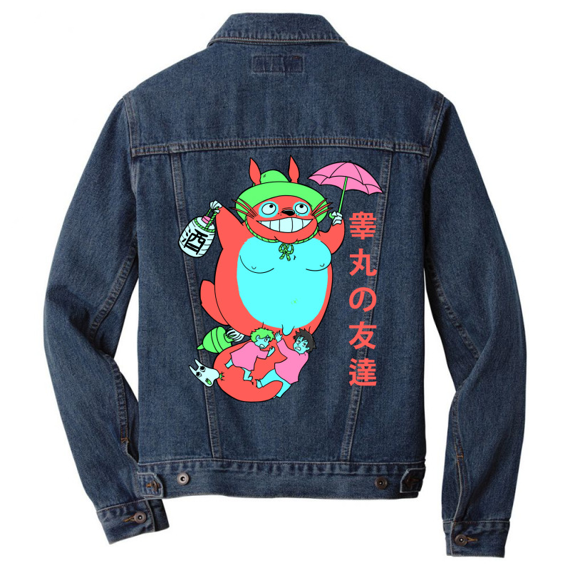 Tanukiro Girl (1) Men Denim Jacket by juancotamh | Artistshot